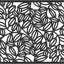 Felpudo goma diseño enredadera lila 18x30 negra