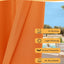 2 Cortinas impermeables exteriores 110x95pulg con ojales