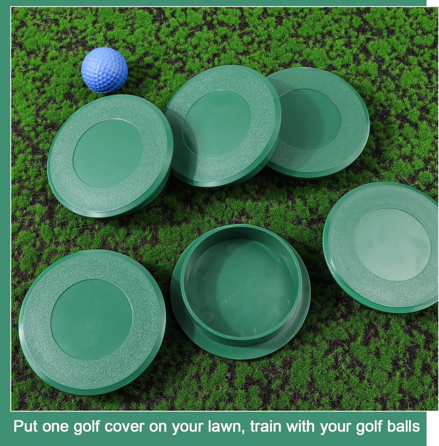 6 Fundas Golf Cubierta Copa Cortador Agujeros Campo Deporte