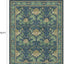 Alfombra vintage 8x10pulg antiderrap sala