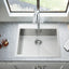 Tazón individual acero inox 25x22 con rejilla y drenaje