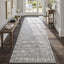 Alfombra pasillo antiderrap 2.6x8ft pelo bajo vintage