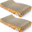 2 Almohadillas rascadoras para gatos tablero reversible