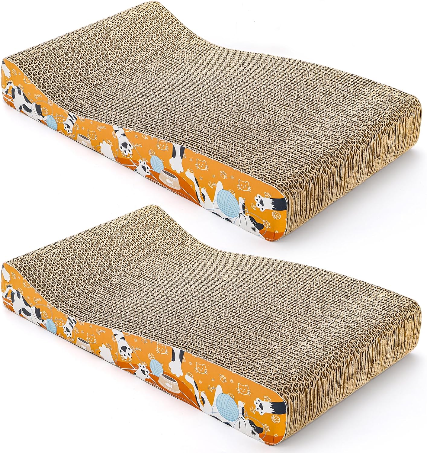 2 Almohadillas rascadoras para gatos tablero reversible