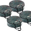 4 Pzas Bolsa Transparente 36" para Coronas Navidad