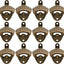 12 Pzas Abrebotellas Hierro Fundido Montaje Pared Dorado Antiguo