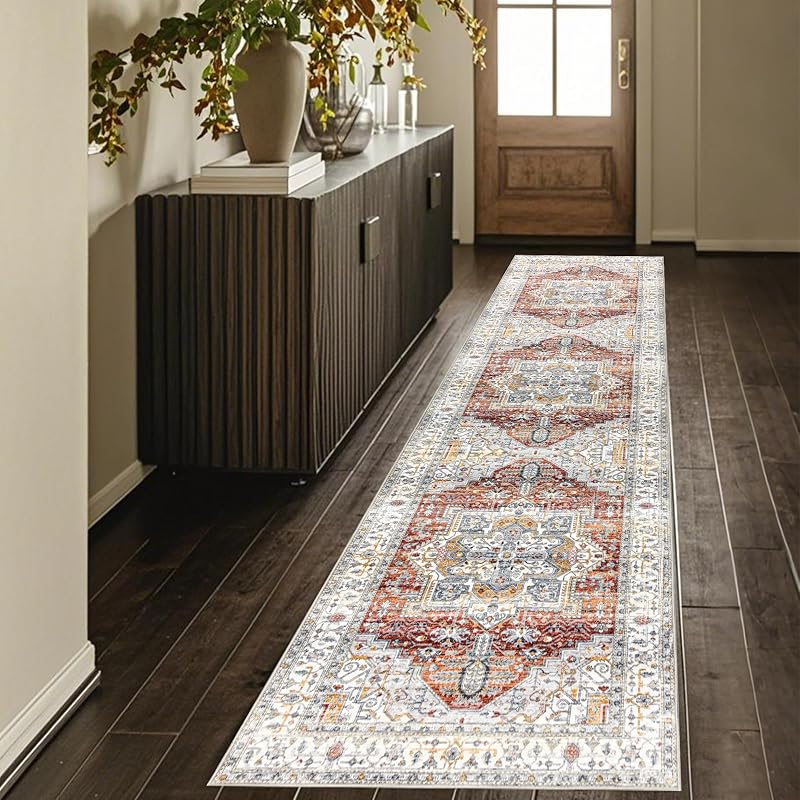 Alfombra pasillo lavable vintage antiderrap