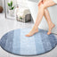 Tapete baño redondo 30" microfibra suave absorbente