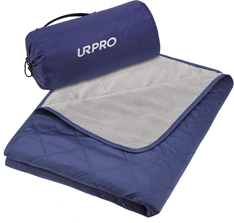 Manta forro polar impermeable extra grande con bolsa transporte