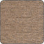 Alfombra antiderrap ondulada interior 3x3ft negro