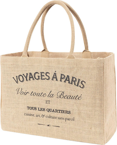 Bolsa yute para mercado con asas Voyages