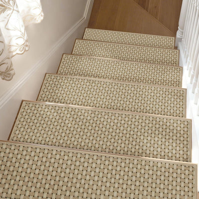 Alfombra antideslizante suave 8x30pulg para niños 15uds beige