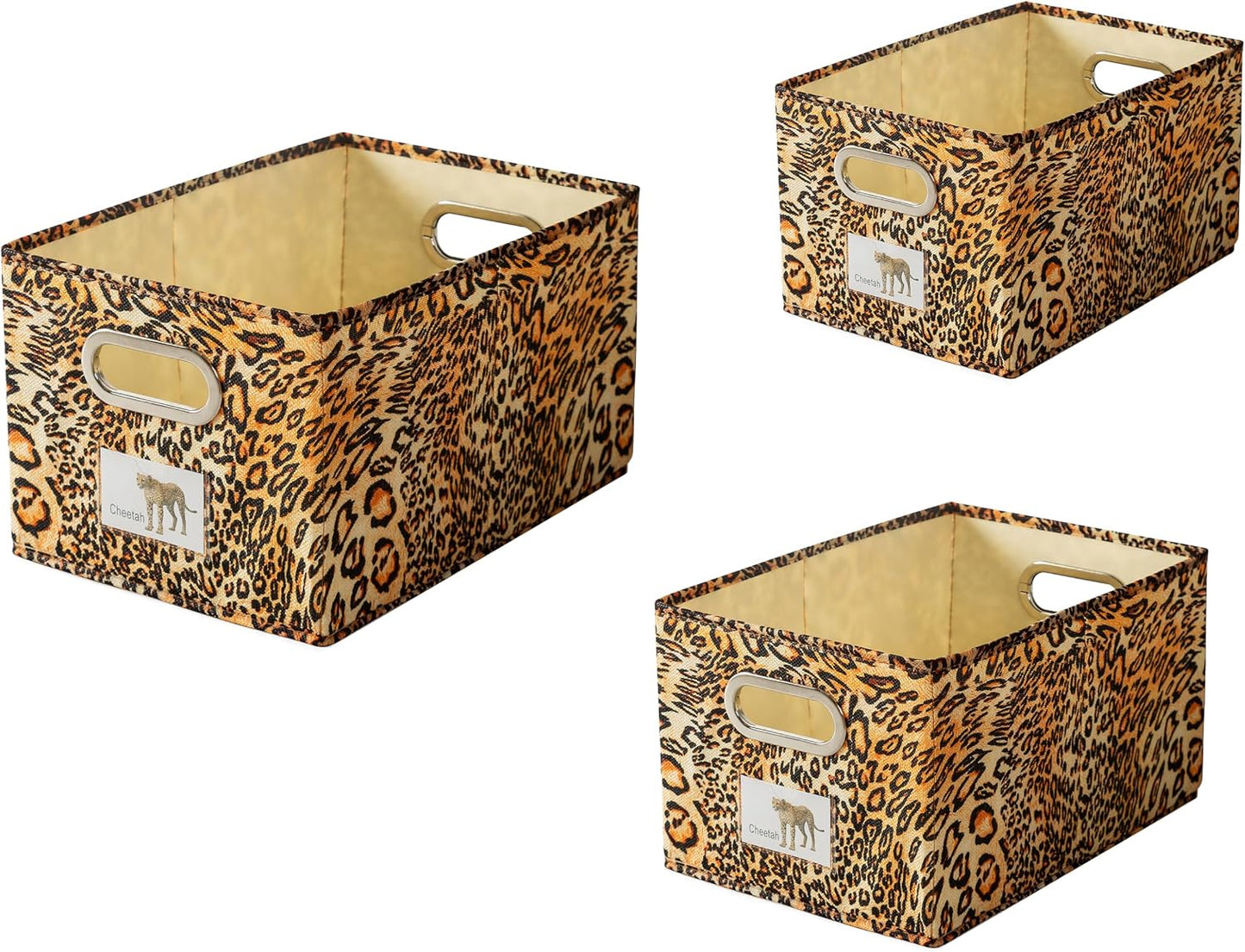 3 Cubos Almacenamiento Plegables 10-34 L con Asas