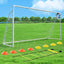 Portería fútbol metal patio 12x6 10x6.5 8x6 6x4 ft