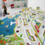 Alfombra 3D para niños 71x53" no tóxica resistente manchas