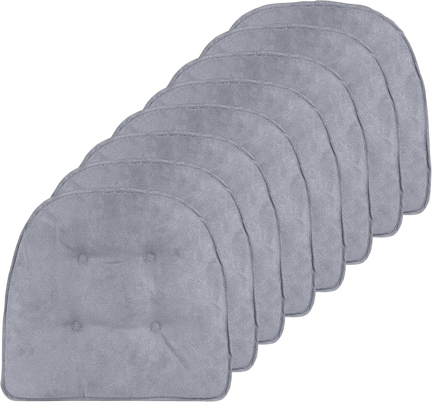 Cojines antideslizantes para silla forma U 15x16 8 pzas