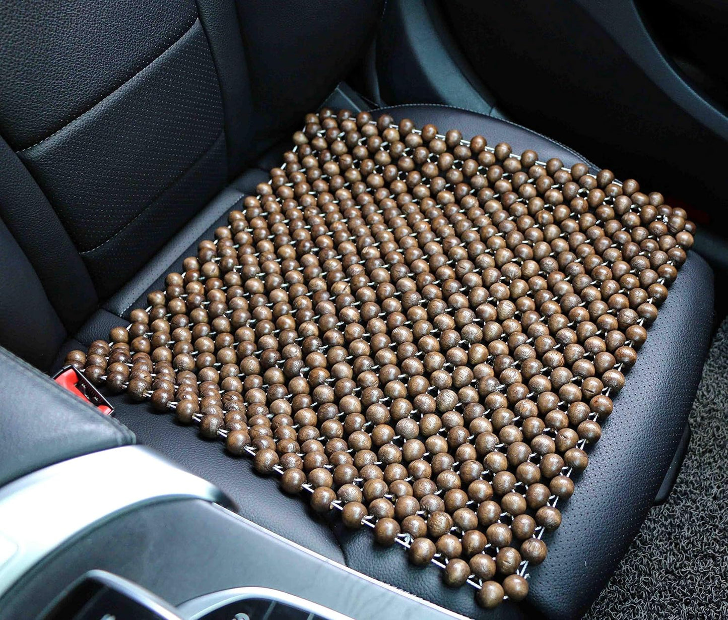 Protector asiento madera natural transpirable coche sedán