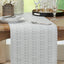 Camino mesa cosido gris 16x120pulg