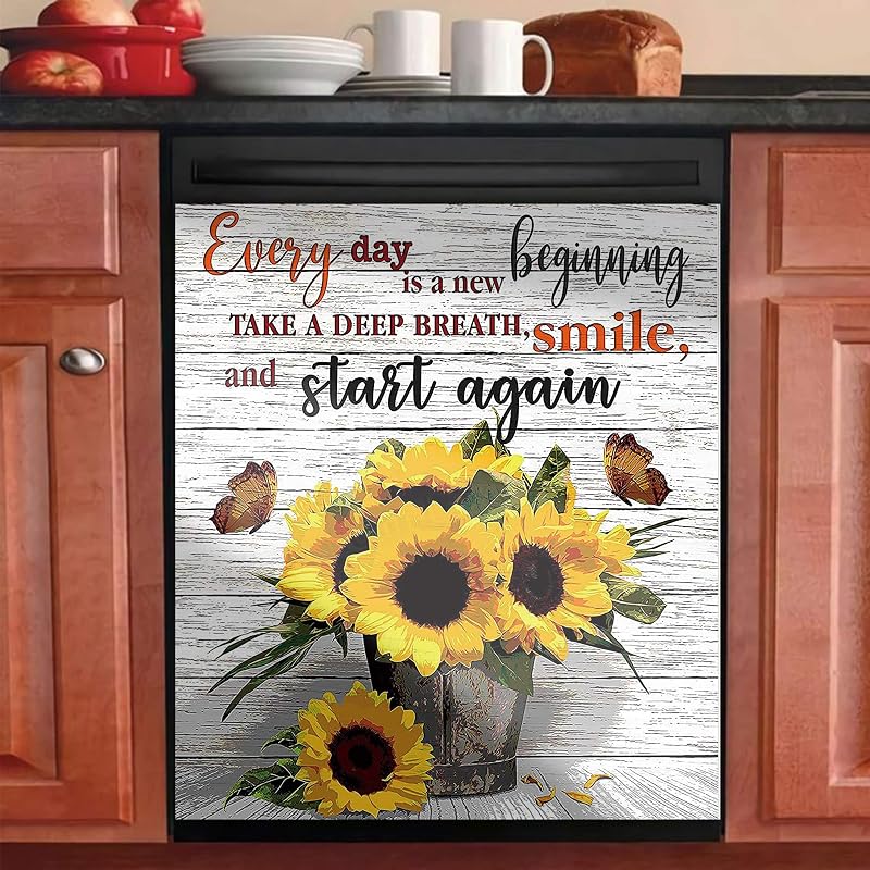 Funda magnética lavavajillas Every Day Is A New Beginning