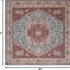 Alfombra lavable Tucson 4ft color aguamarina antiderrap
