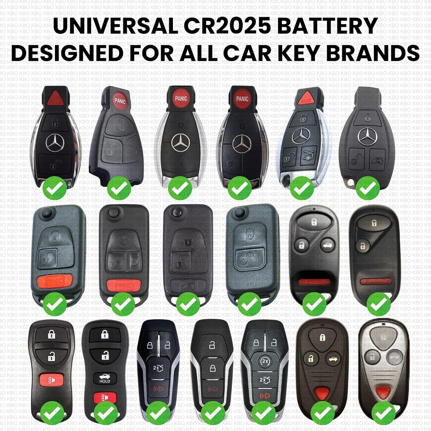 Batería llavero CR2025 comp 2 ud
