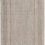 Alfombra decorativa impermeable 2'3"x12' beige/marrón