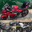 Bolsa asiento motocicleta impermeable con red carga