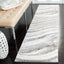 Alfombra pasillo 2ft2pulg x 9ft color marfil y gris