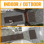 Tapete pasillo grado comercial 2x10ft antiderrap marrón