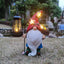 Estatuas solares de gnomo con luz LED para jardín y patio
