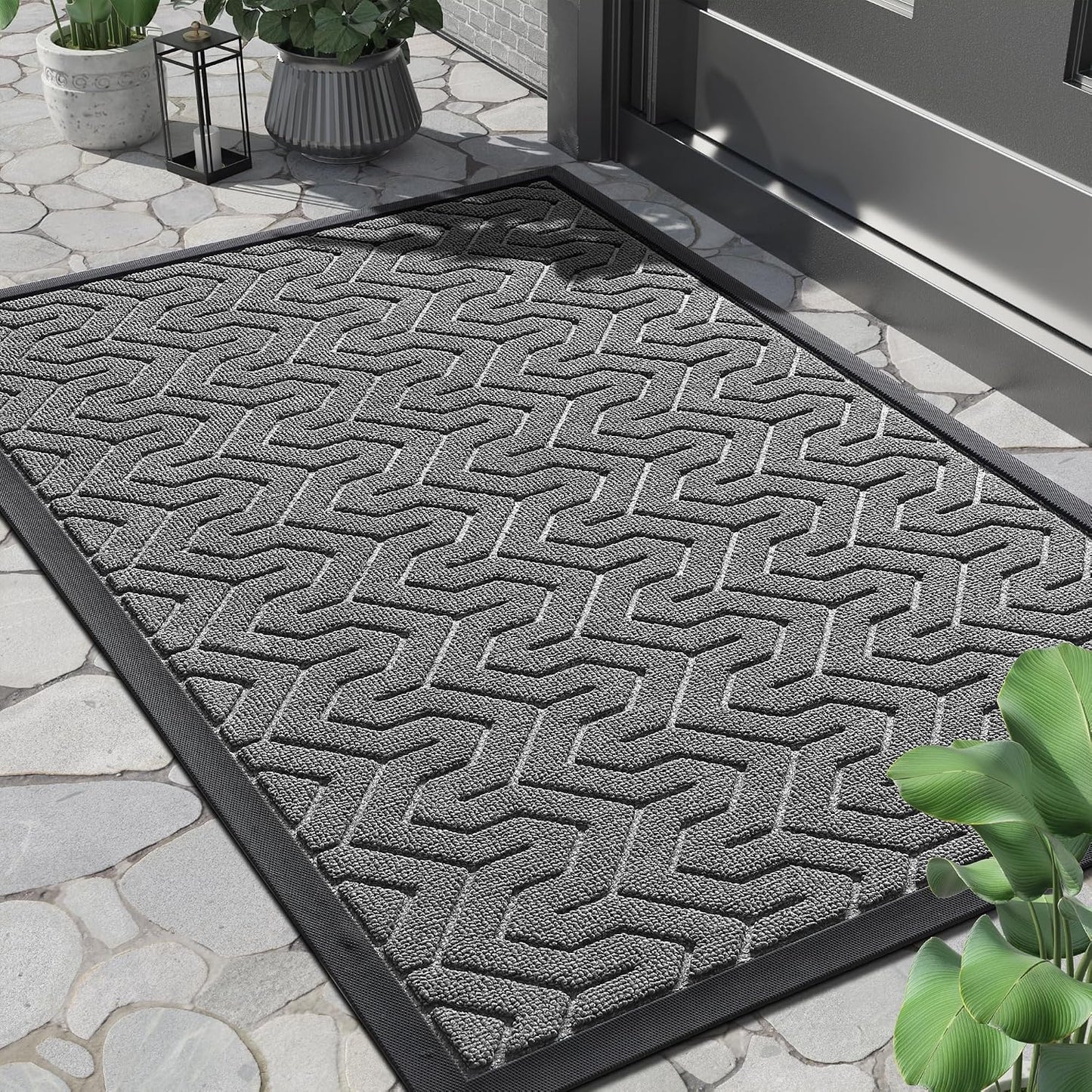 Alfombra puerta exterior 29.5x17 impermeable antiderrap