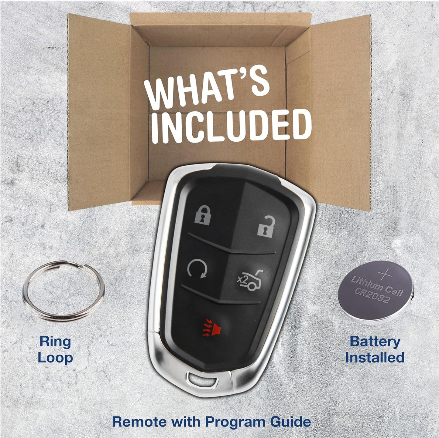 Control remoto llave inteligente para Cadillac ATS CTS 14-19