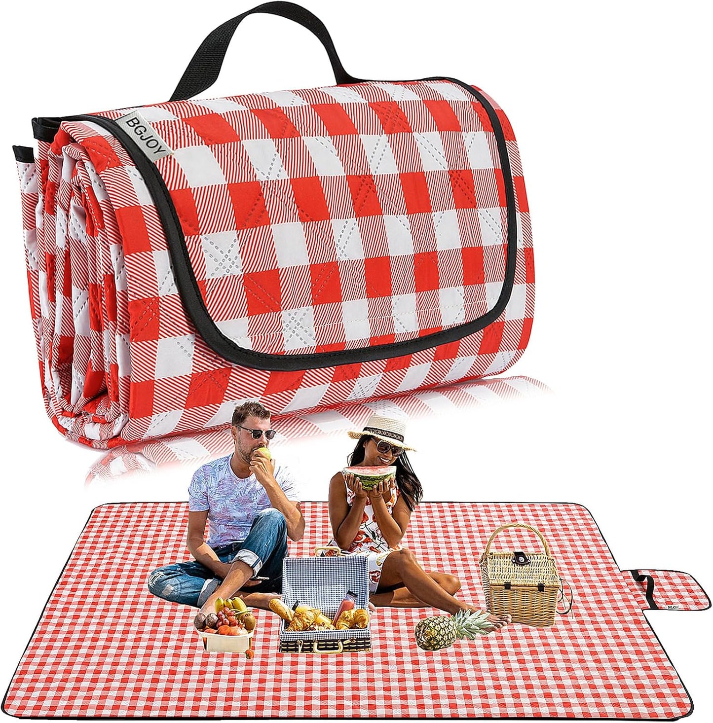 Manta picnic impermeable plegable con correa para 2-4