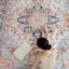Alfombra lavable sala dormitorio antiderrap boho