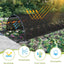Tela sombra 70% 10x12ft para patio jardín
