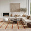 Alfombra Nordic Rust 8x10ft para dormitorio y sala