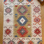 Alfombra pequeña reversible lavable algodón 2x3ft pájaros
