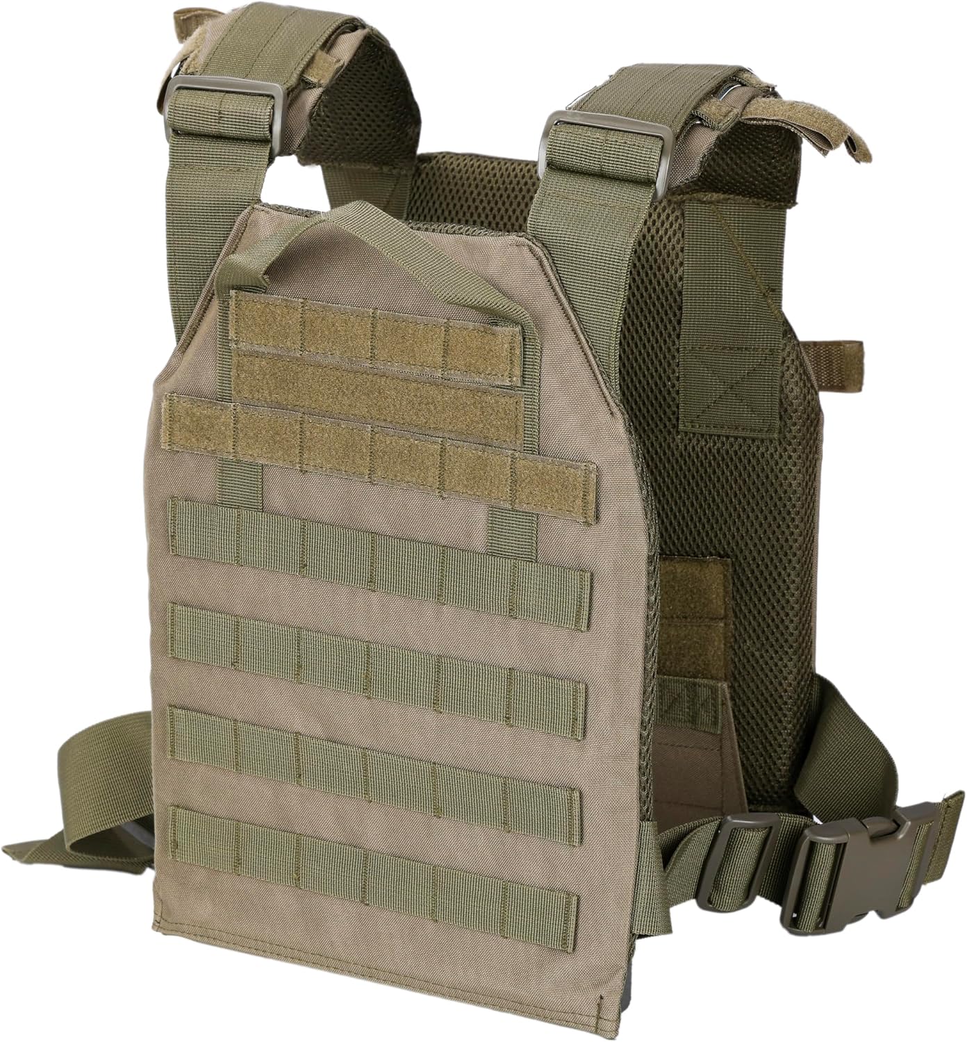 Chaleco táctico Molle ajustable para entrenamiento fuerza