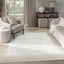 Alfombra gris 7x10ft para dormitorio sala comedor