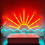 Letrero neón LED USB para dormitorio bar playa fiesta