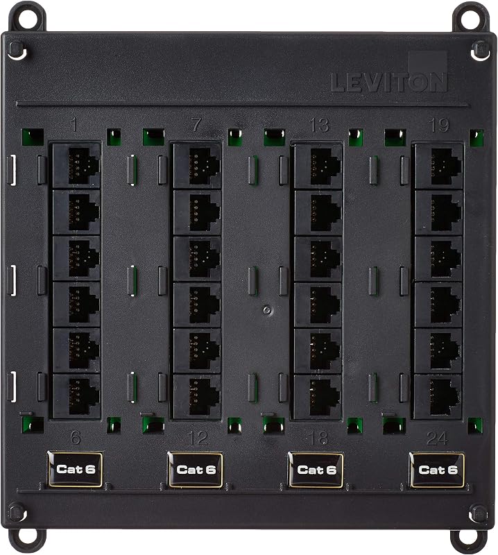 Panel interconexión giro 6 puertos 476TM-624