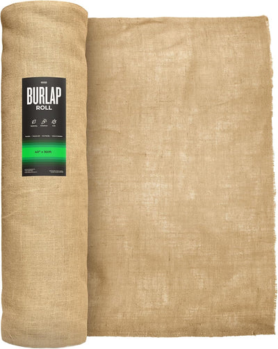 Rollo arpillera jardinería 40x160pies fibra yute