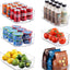 Set 10 Contenedores Plástico para Refrig. y Congelador