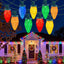 Luces LED C9 Navidad exteriores 97ft 150 LED
