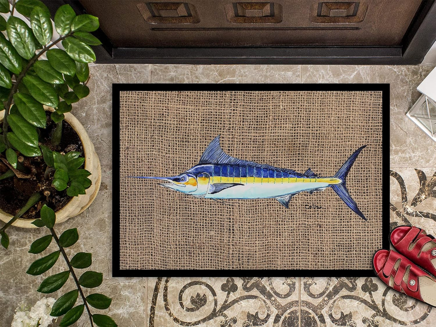 Tapete Marlin 18x27" antiderrap lavable