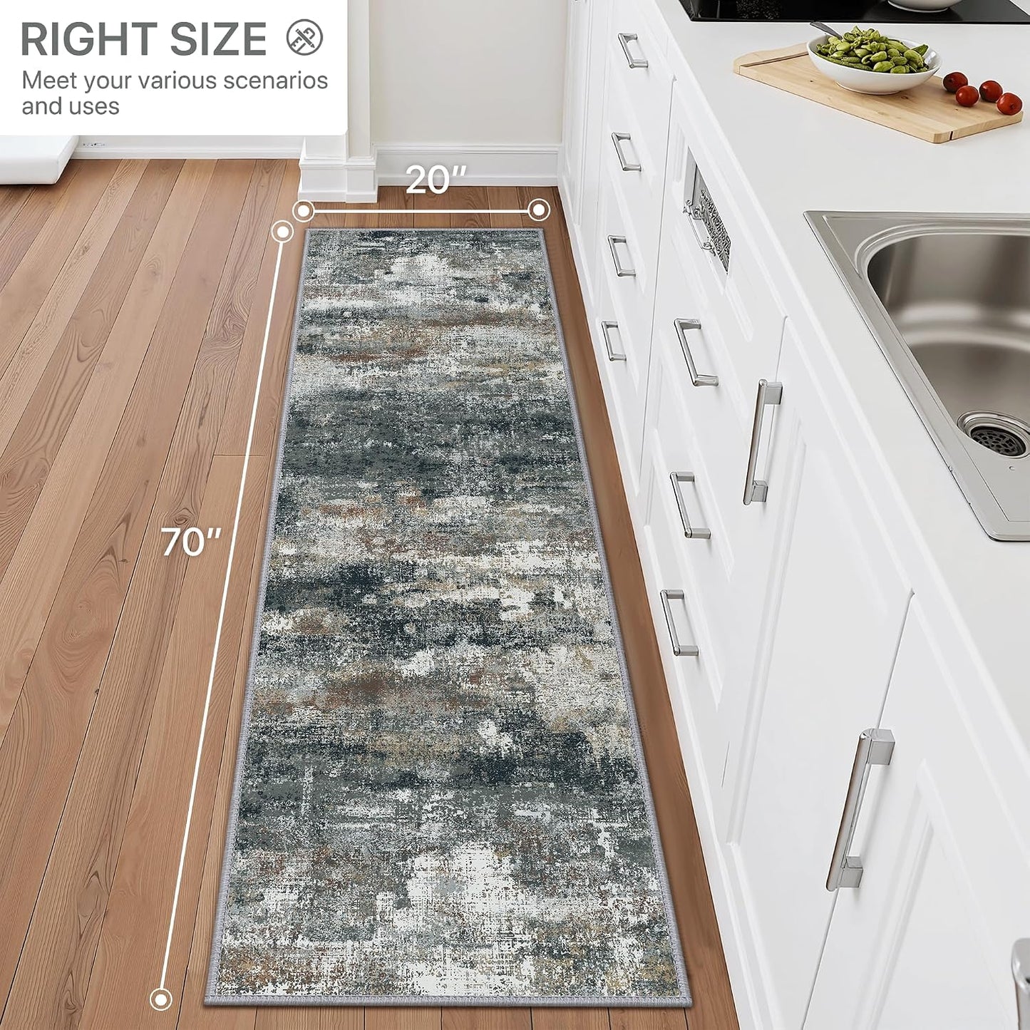 Alfombrillas antideslizantes cocina lavables impermeables