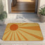 Tapete entrada antiderrap 30x17" estilo boho