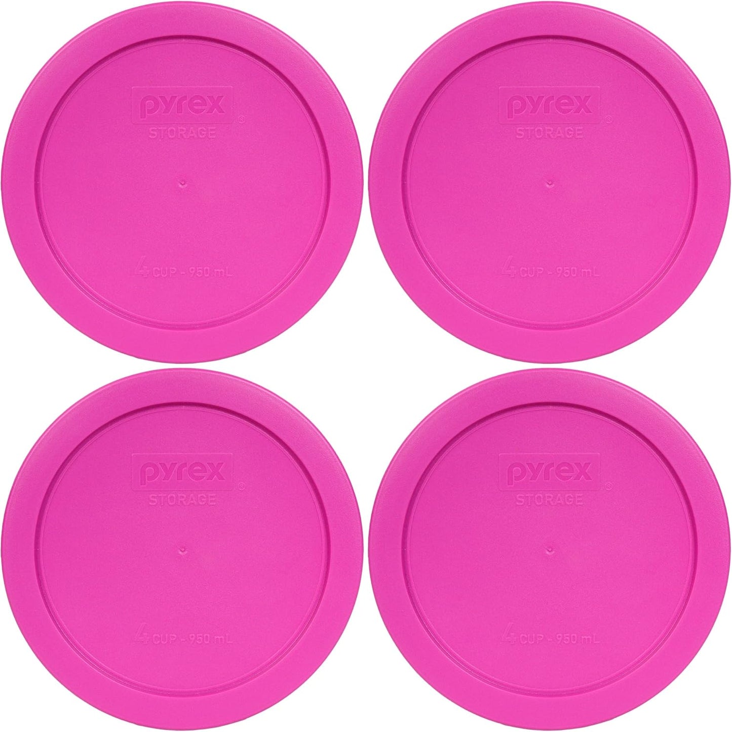 Tapa redonda para tazones cristal 4 tazas plástico