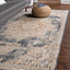 Alfombra área Chateau Roosevelt 8x10ft Azul Oscuro/Beige
