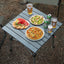 Mesa plegable aluminio camping playa picnic